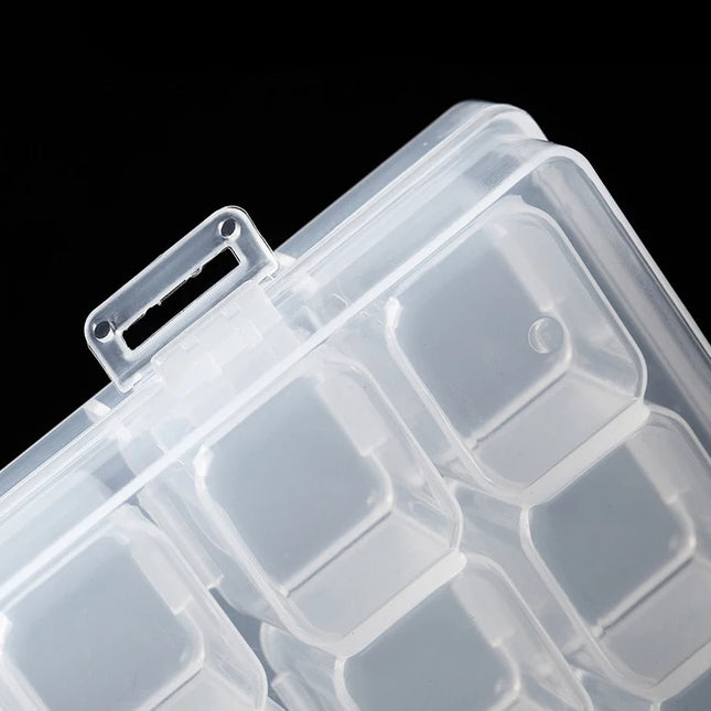 28 Grids Diamond Painting kits  Plastic Storage Box Nail Art Rhinestone Tools Beads Storage Box Case Organizer Holder kit GYH