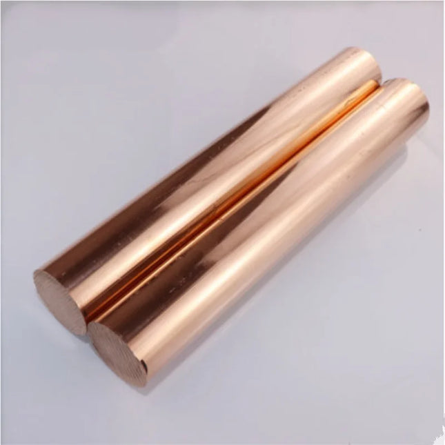 12 Sizes Copper Rod Length 100mm Diameter 4/5/6/7/8/10/12/14/15/16/18/20mm Brass Stick T2 Bar DIY Dropshipping