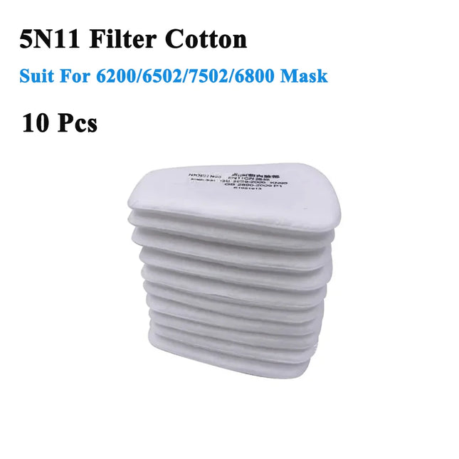 6200 Respirator Dust Gas Mask Set Vehicle Painting Spray Cartridge Box 6001 Orgainc Acid Vapors 5N11 Filters Dust-proof Mining
