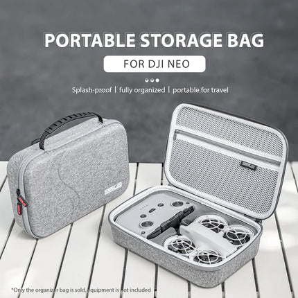 Drone Storage Box Portable Travel Carrying Case with Adjustable Shoulder Strap Handbag for DJI Neo Drone&DJI RC Smart Controller