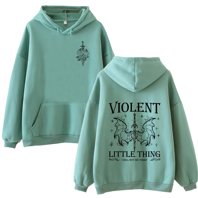 Violent Little Thing 2024 Hoodie Tops Fourth Wing Fan Gift Sweatshirt Dragon Rider Long Sleeve Regular Spring and Summer Unisex