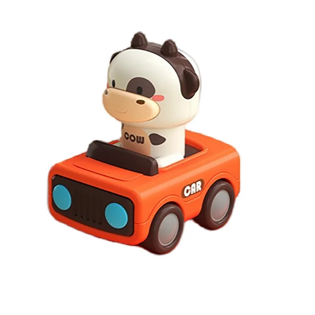 Children's Press Animal Inertia Car Toy Cartoon Sliding Car