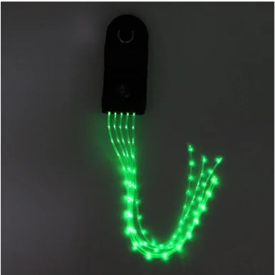100CM Chargeable LED Horse Tail USB Lights Decoration Luminous Tubes Horse Harness Equestrian Outdoor Sport Flashing Ridin