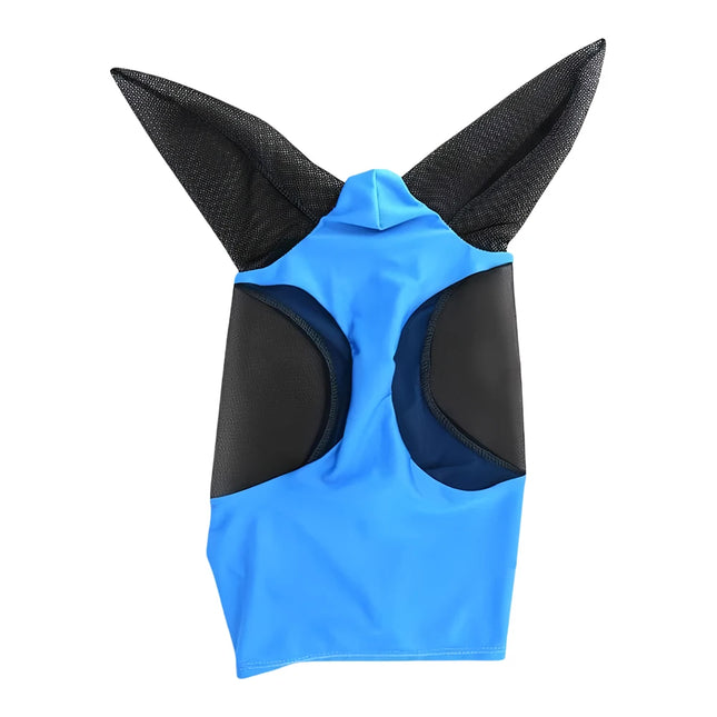 Anti Fly Masks Anti Mosquito Elastic Mesh Horse Face Shields Breathable Horse Head Cover Hood Horse Riding Equestrian Equipment