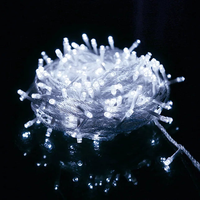 24V 100M 50M 30M 10M Waterproof Fairy Light Holiday Lights Lighting Tree Garland Outdoor Christmas Led String Lights