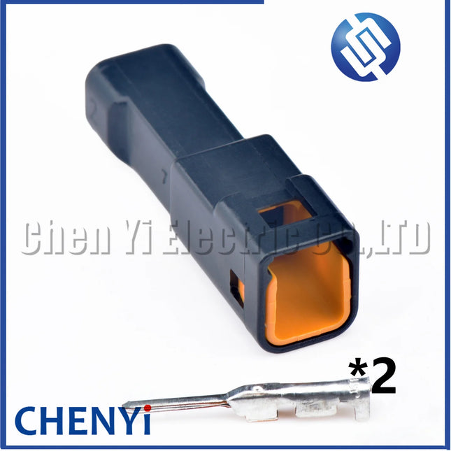 5 sets Black 2 Pin miniature Automotive Waterproof Cable Connector Male or Female Butt Plug 02R-JWPF-VSLE-S 02T-JWPF-VSLE-S