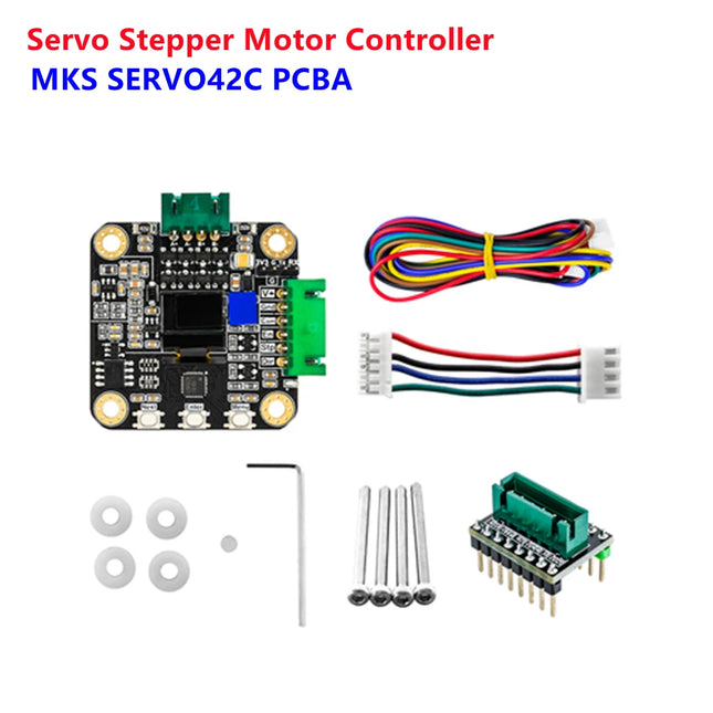 closed loop stepper motor servo stepping controller STM32 step engine Nema 17 servomotor MKS SERVO42C PCBA OLED cnc parts