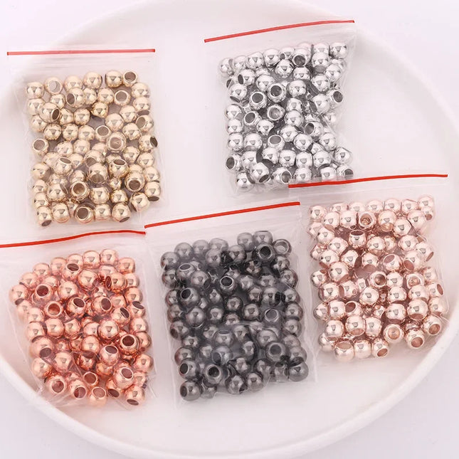 50pcs/Lot 8mm Gold Silver Hair Braid Beads Dreadlocks Hair Ring Braid Dreads Dreadlock Beads Cuffs Clips Approx 4mm Hole