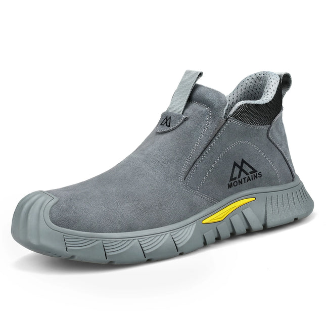 Anti-Puncture Steel Toe Men's Safety Shoes Lightweight Safety Shoes For Men Fashion Sneaker Outdoor Protective Work Shoes