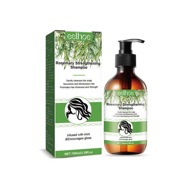 Rosemary Hair Shampoo Scalp Cleaning Effective Straighten Nourish Roots Relieve Itch Reduce Dandruff Promote Hair Growth Product