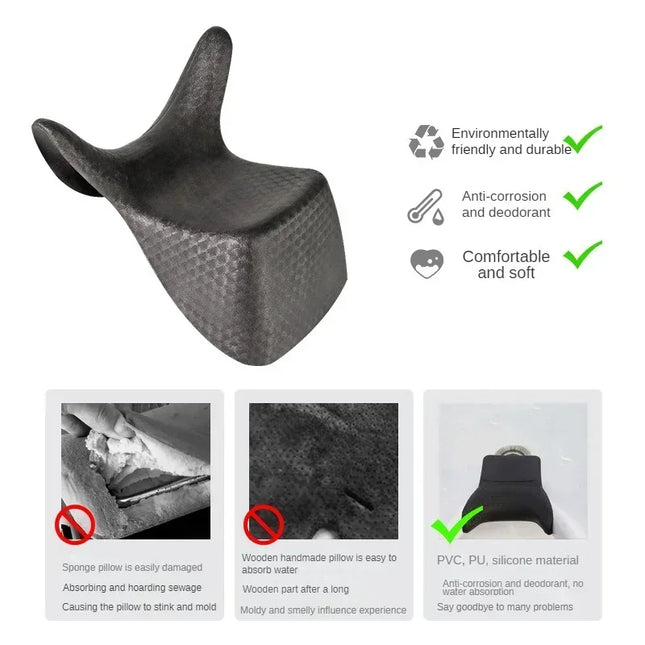 Hair Washing Pillow Shampoo Neck Rest Pillow Cushion Silicone Neck Pillow Neck Rest Support Pillow Hair Salon Accessories