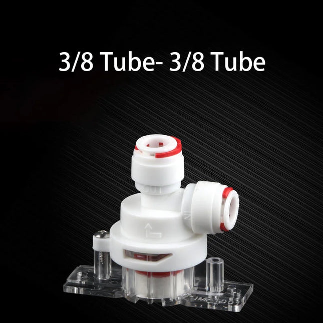 PE Water Purifier RO Water Leakage Protection Valve Switch With Two Quick Fittings Expanded Cotton Leakage Circuit Breaker