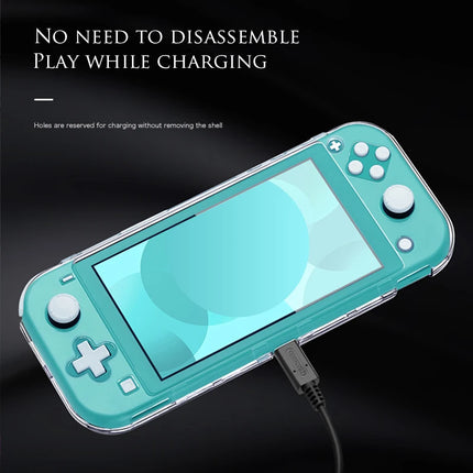DATA FROG Protective Cover For compatible-Nintendo Switch Lite  Game Console Transparent PC Crystal Shell for Switch Lite