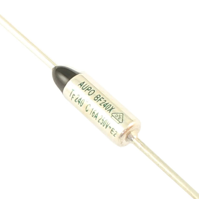 10pcs Thermal Fuse BF240 BF240X 10A 16A 250V BF 240C 240 Celsius Degree Cutoff TF Pellet TCO Axial Lead Temperature Links AUPO