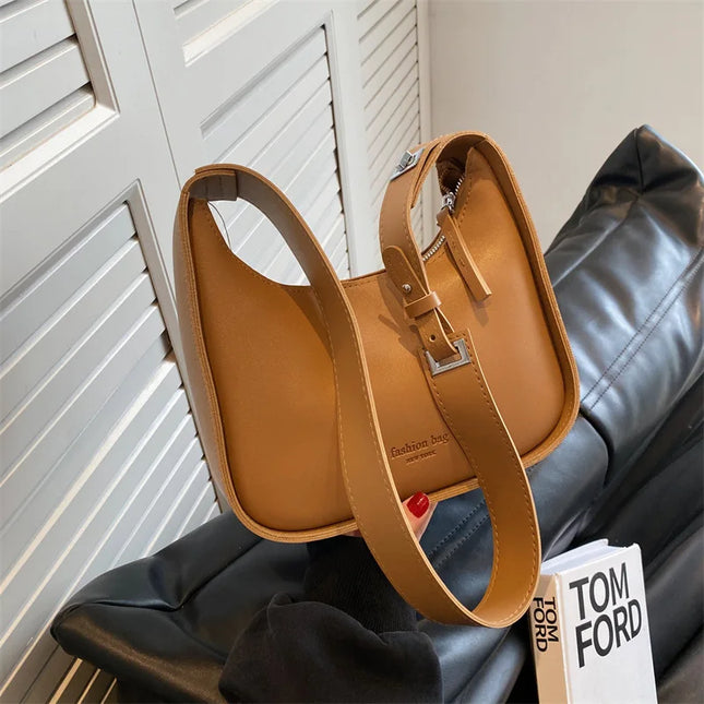 2024 New High end Fashion Women's Bag Versatile Texture Casual Shoulder Underarm Bag Tide