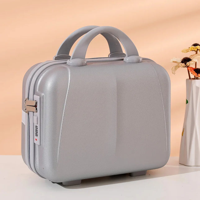 Travel Cosmetic Case Female Makeup Bag Fashion Hand Luggage Suitcase With Password Lock Storage Bag Boarding Organizer Case