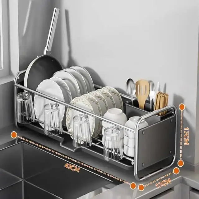 Kitchen Drainage Rack Easy dry No Humidity Organizer Cup Holder Shelf Multifunctional Tableware Kitchenware Storage Accessories