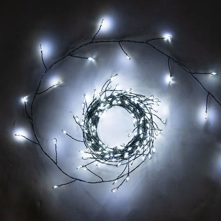 42M LED Fairy Lamp Copper Wire Cluster String Holiday Wreath Terrace Home Birthday Christmas Tree Decorative Lamp
