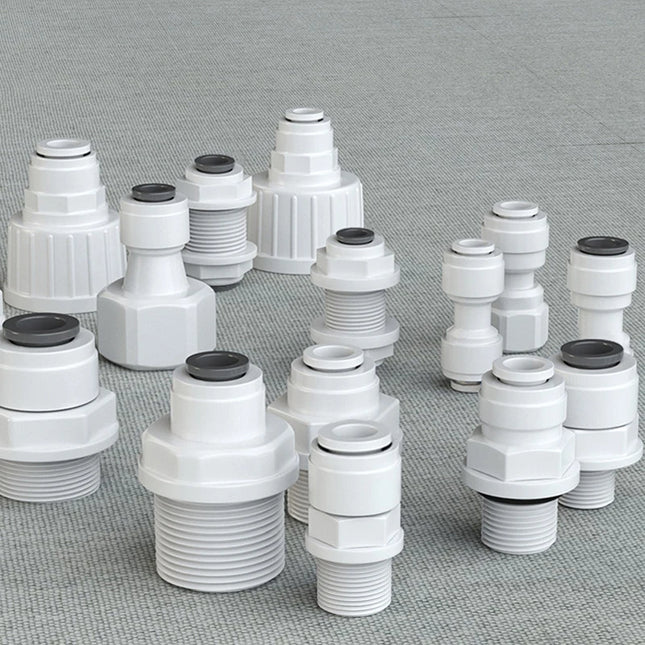 Straight Ro Quick Water Fitting 1/4" Hose Pipe 3/8" Male Female Thread Coupling Connector Water Filter Reverse Osmosis Parts