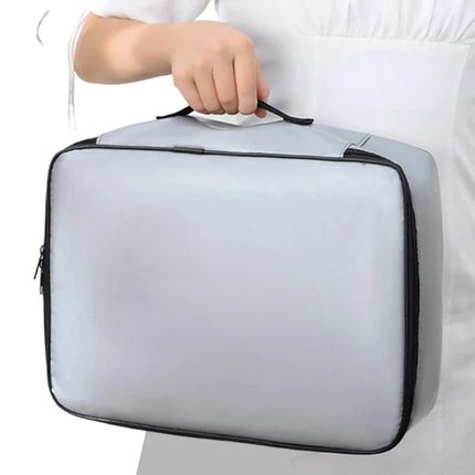 Fireproof Document Password Bag Travel Waterproof File Money Storage Safe Papers Zipper Safety Organizer Multi-Layer Card Case
