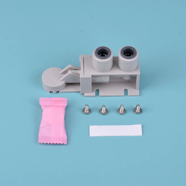 PE Water Purifier RO Water Leakage Protection Valve Switch With Two Quick Fittings Expanded Cotton Leakage Circuit Breaker