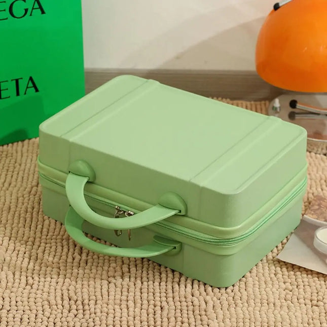 14 inch Mini Travel Suitcase Cosmetic Box Hand Luggage Organizer Case Small Boarding Case With Password Lock