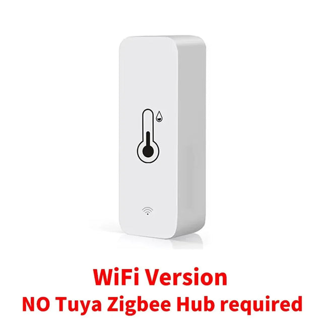Tuya WiFi Smart Temperature And Humidity Sensor Battery Powered ZigBee Smart Home Security Work With Alexa Google Home