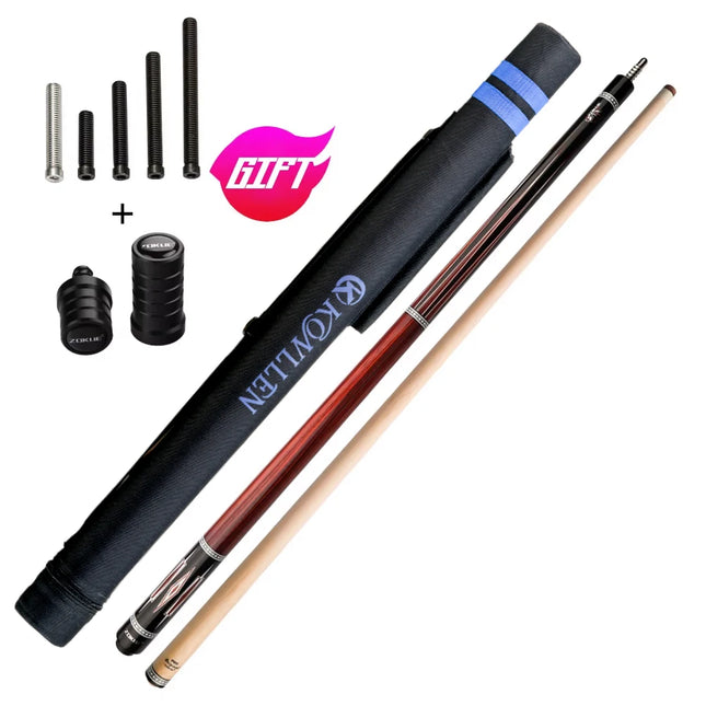 ZOKUE Carom Stick Professional Carom Billiard Cue Korean 3 Cushion Billiard Cue Carom Taper 12mm Tip 142 cm Libre Cue with Case