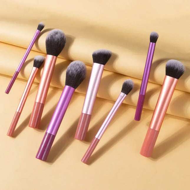 7/8pcs Makeup Brush Kit Soft Synthetic Hair Make Up Brushes Foundation Blush Eyeshadow Cosmetic Makeup Tools